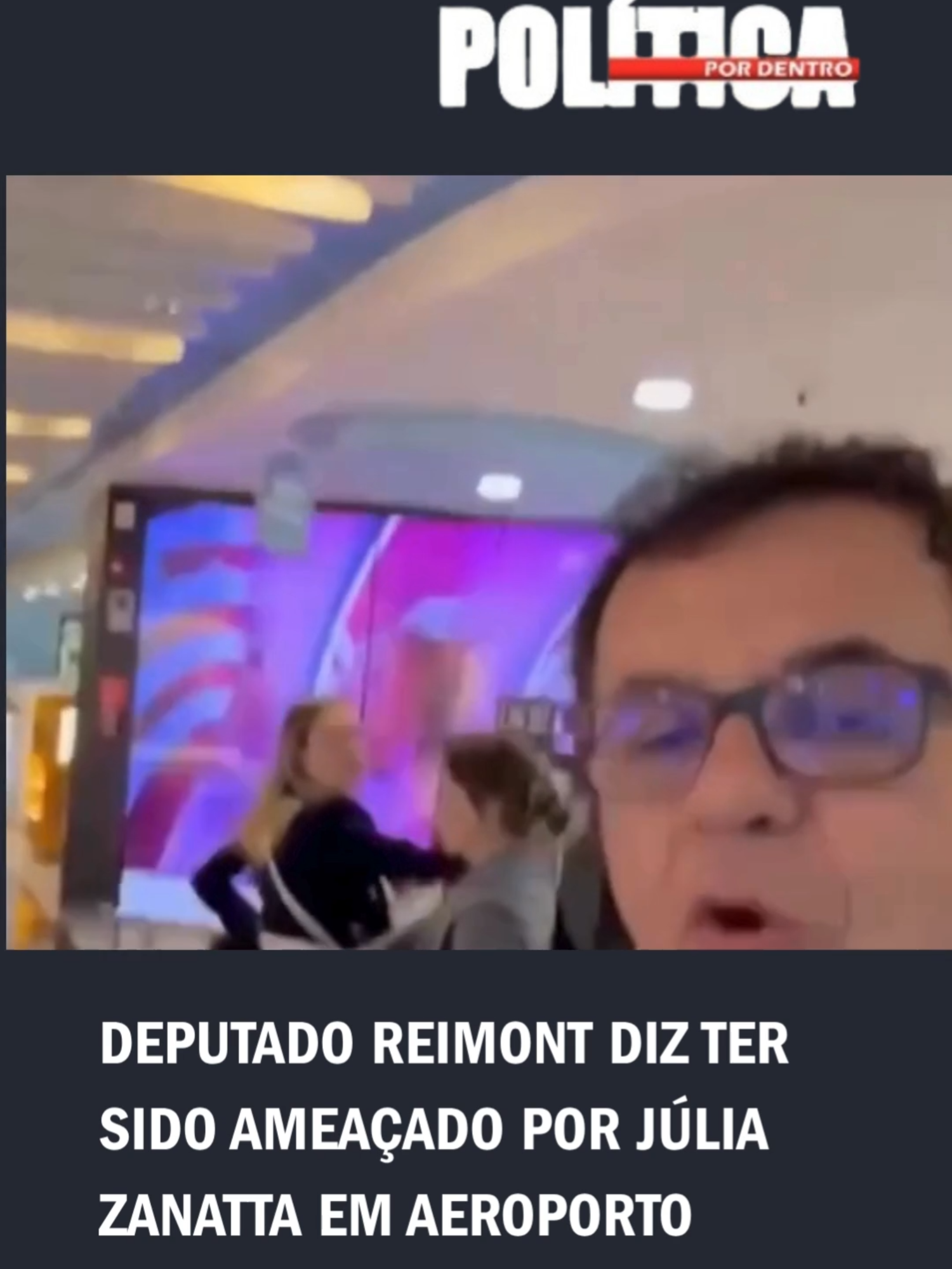 Reimont (PT-RJ) afirma que foi hostilizado pela deputada Júlia Zanatta (PL-SC) em Brasília após polêmica sobre acionamento do Conselho Tutelar. Zanatta nega ameaça e acusa o colega de “vitimização”. #fyp #noticias #video #hostilizado #juliazanatta #deputada #deputado #reimont #pt #aeroporto  Reprodução/ Redes Sociais