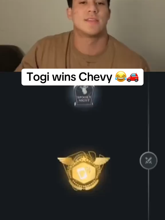 Togi wins a chevy! #packdraw #chevrollette