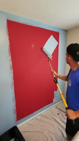 When my mother in-law wanted blue, not red #alecpaints 