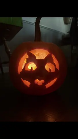 i live for coraline #october #pumpkinseason #carving #coraline #coralinecat 