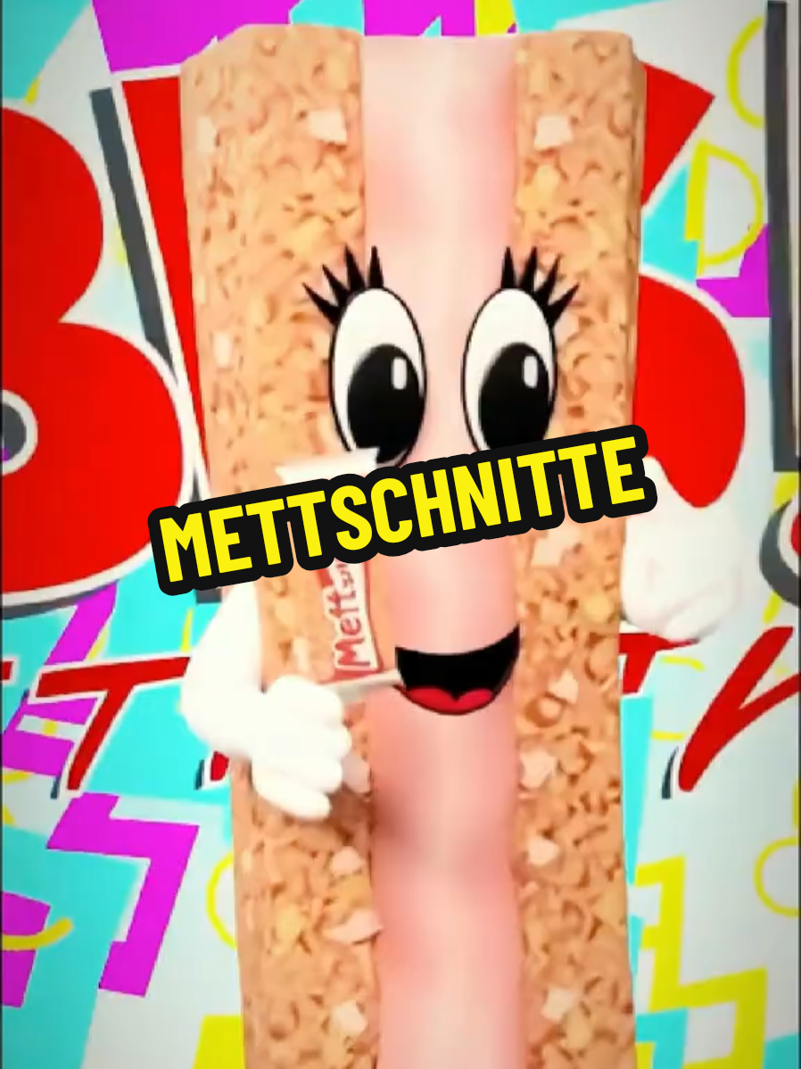 Die Mettschnitte ist da🔥 #mettschnitte #viral #lustig #90er #fürdich 