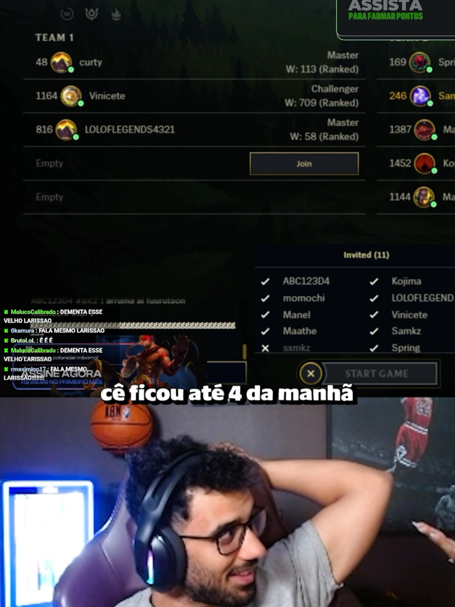 nem larissão aprovou a lineup da VÔS Grandes 🤡 #absoluttlol #absol #ilhadaslendas #leagueoflegends #cblol #ltasul