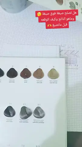 درس مهم في تلوين الشعر #حلاقين_التيك_توك 