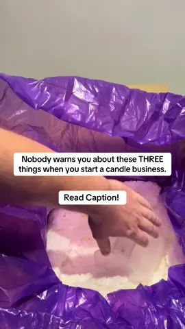 “Nobody warns you about these three things when starting a candle business…” 1️⃣ The hidden costs: It’s not just wax and jars! Testing, labels, packaging, insurance, photography, branding… it all adds up fast. 2️⃣ How much time it really takes: Making the candles is the easy part, well, kinda. It’s the admin, social media, packing orders and customer service that become the full time job. 3️⃣ Not every scent will sell (even if YOU love it): You’ll test, pour and perfect fragrances… just for them to flop. Learning to follow customer demand over personal preference is a game changer! 🕯️ Thinking of starting a candle business? Save this! #candlebusiness #SmallBusiness #candleshop #smallbusinesscheck #fyp 