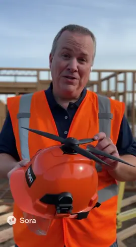 The new helicopter helmet - parody post only - no brand affiliation #construction #toolsofthetrade #tools #safety #helmet 