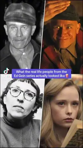 Quiénes son las verdaderas personas de la serie Monstruo: la historia de Ed Gein #charliehunnam #netflix #edgein #reels Crédito:terr.film