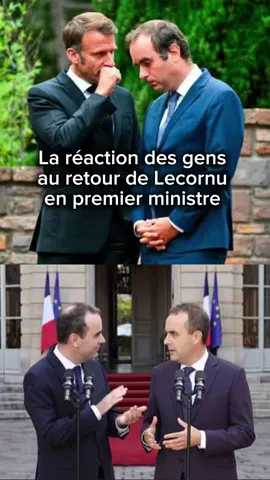 La réaction des gens au retour de Lecornu en premier ministre #reaction #mdr #lecornu #premierministre #macron 