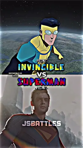 Invincible vs Superman (DCU) #invincible #superman #edits #fyp #jsbattles       