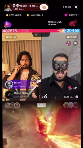 YOUSIF LIVE #yousifishere  VS BUTT IS HERE  @💀💀yousif_!$_here☠️☠️  #yousifishere  #yousiflive  #yousiflive🦂 #yousifarmy                             