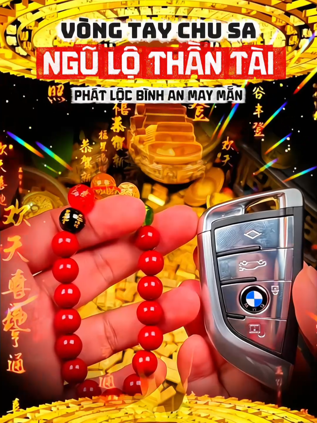 Vòng tay chu sa ngũ lộ thần tài #PhongThuyTienTai#vatphamphongthuy #vongtaychusa #vatphamphongthuy #vongchusa 