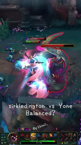 Kled Balanced champion vs Yone #leagueoflegends #twitch #리그오브레전드 