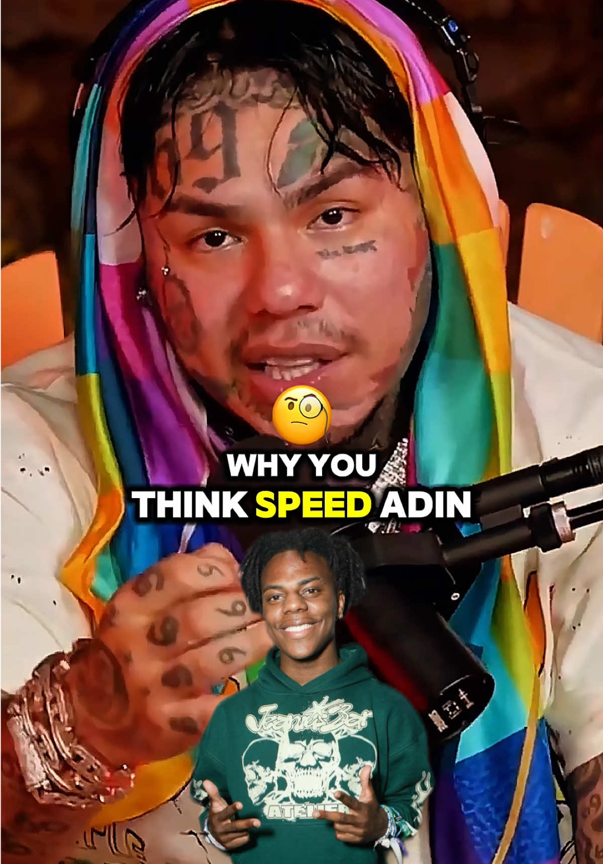 6ix9ine talks about IShowSpeed, Adin Ross and Kai Cenat being richer than all these rappers 💰 #tekashi #tekashi69 #tekashi6ix9ine #6ix9ine 