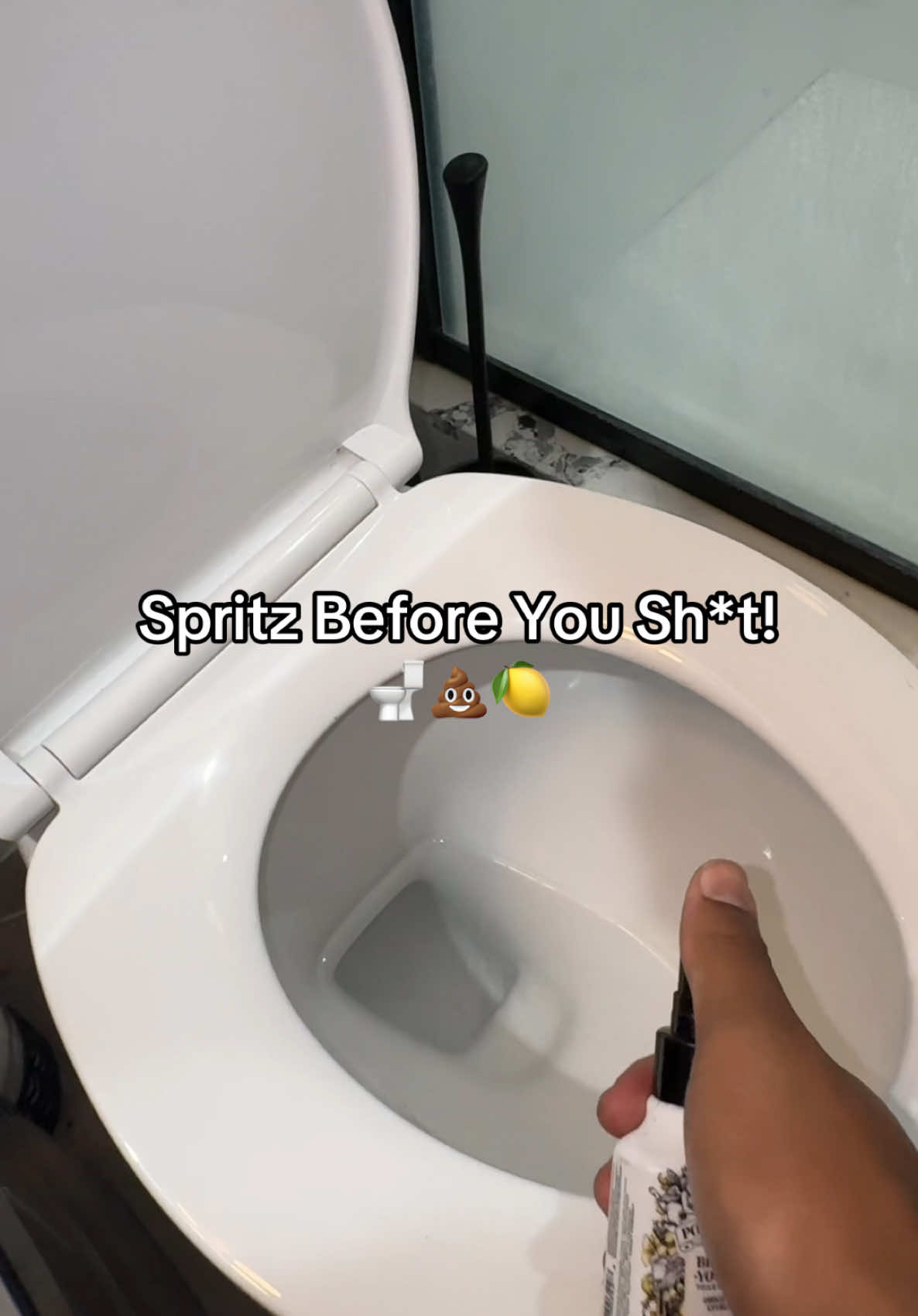 Always spray this before you poop and your bathroom will never stink again!! #tiktokshopaffiliate #tiktokshopping #treasurefinds #tiktokshop #tiktokshopcreatorpicks #ttscreatorbash #tiktokshopfalldealsforyou #tiktokshopdealsforyoudays #blackfriday #blackfridaydeals #creatorpicks #poopourri #poopourrispray #poopspray #essentialoil #essentialoils #smellgood #bathroom #bathroomcleaning 