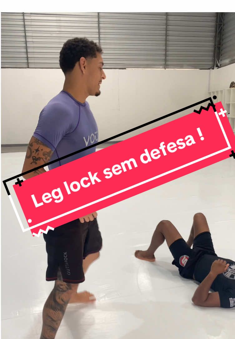 Vem comigo aprender um leg lock sem defesa ! 🔥#jiujitsu #treino 