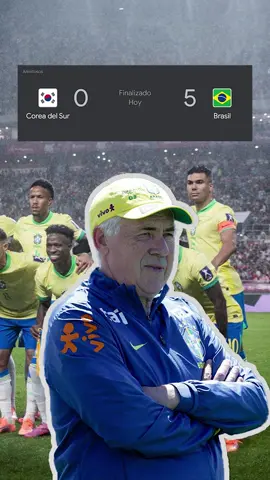 Cuidado con el resto de los equipos si Ancelotti hace funcionar a este Brasil @leoncitodelfut 😬 😬 #Brasil #Ancelotti #Vinicius #LeoncitoxBetano #TikTokDeportes