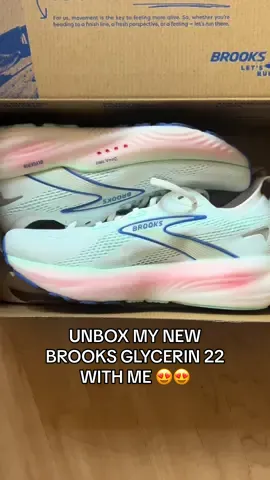 me 🤝🏼 brooks glycerin @Brooks Running these are what i will be running my half marathon in (so soon eeeek)!!! #unboxing #runningshoes #runtok #ugccontentcreator #halfmarathontraining 