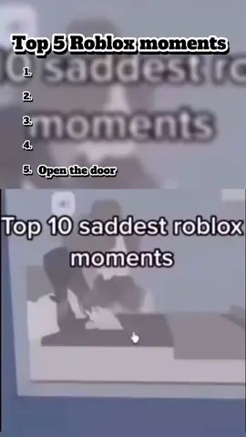 Top 5 Roblox moments #roblox #robloxmemes #moments #top5 #topmoments 