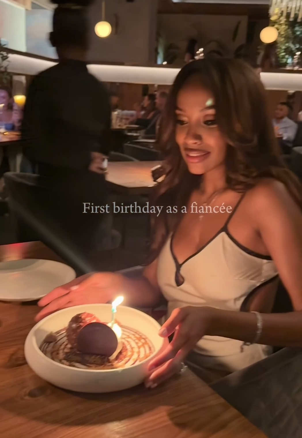 Spent my birthday with just my fiancé …intimate, simple, and SOO special 🥹💍 just the two of us 🤞🏽 📍 @Sparrow Italia (located in Wynwood) . . #birthday #bday #birthdaydinner #fiance #newlyengaged #engaged #sparrowitalia #datenight #luxurytravel #travelcouple