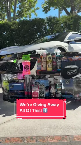 🎉GIVEAWAY🎉 Enter for a chance to win this custom TikTok Brand Day Detailing Kit for FREE! 🚘✨   How To Enter: 📲 Register for the Chemical Guys Super Brand Day Mega Live on TikTok 📸 Follow the @chemicalguys TikTok page   NO PURCHASE NECESSARY. A PURCHASE WILL NOT INCREASE YOUR CHANCES OF WINNING. Open to legal residents of 50 United States who are of age of majority in the United States. Void where prohibited. Sweepstakes begins [10/9/25] and ends [10/23/25]. Sponsor: Chemical Guys, 3501 Sepulveda Blvd, Torrance, CA 90505. Winner will be contacted via TikTok messenger.