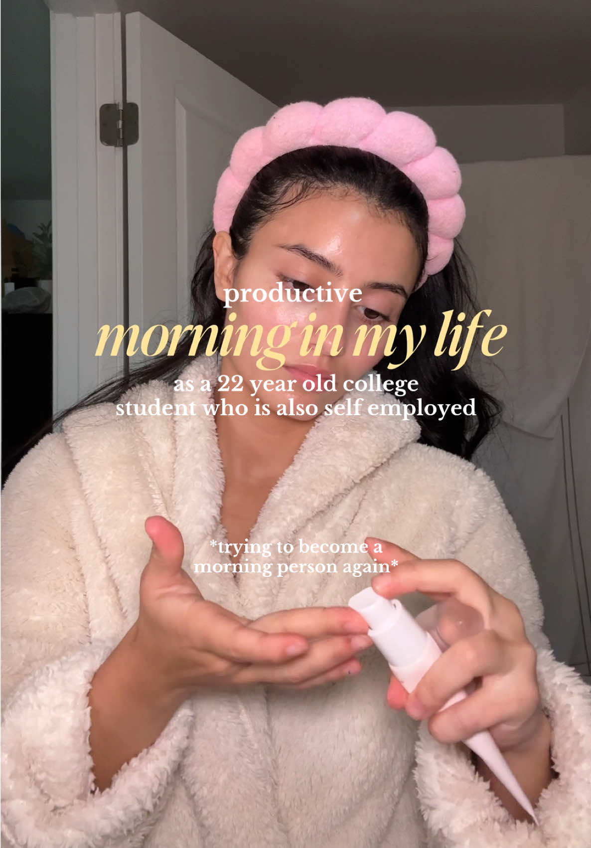 woohoo one step closer to being a morning girly #minivlog #morningroutine #morningvlog #diml @Kitsch @Aritzia @Beekman 1802 @noyzfragrance @Dove Beauty & Personal Care @AquaphorUS @Native Pet @New Balance @lemme @HAIRtamin @Nature Made @laneige_us @Curology @amika @Patrick Ta Beauty 