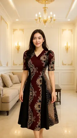 promo menarik dan menawan,dress midi batik,bahan premium, nyaman dipakai dan harga terjangkau  #dress #midi #fypシ 