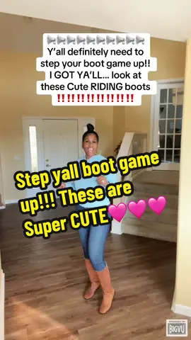 Step y’all boot game up for Fall!!! #falldealsforyou #boots #ridingboots #fallboots #womensboots
