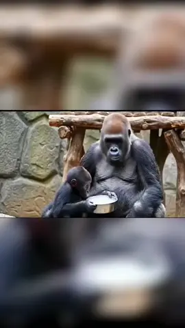 so funny gorilla video I can't stop laughing 😆 🤣 #funny #sofunny🤣🤣 #funnygorill #foryou #viralvideos 