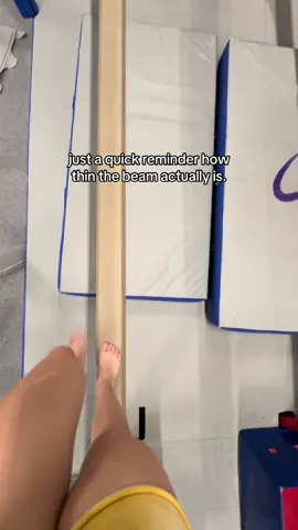 would you try a backflip on balance beam?🤯 #foryou #balancebeam #relatable #gymnastics #viral 