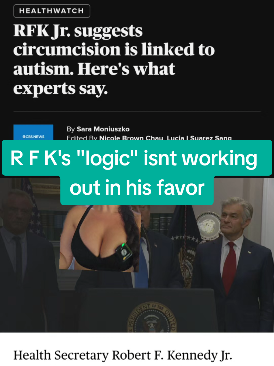 Making R F K's claims fall apart in less than 90s #womenshealth#MomsofTikTok#deconstructiontiktok#womeninstem#feministiktok 