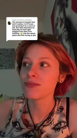 Replying to @Hush I giggle every time I think about it #deathnote #l #lightyagami 