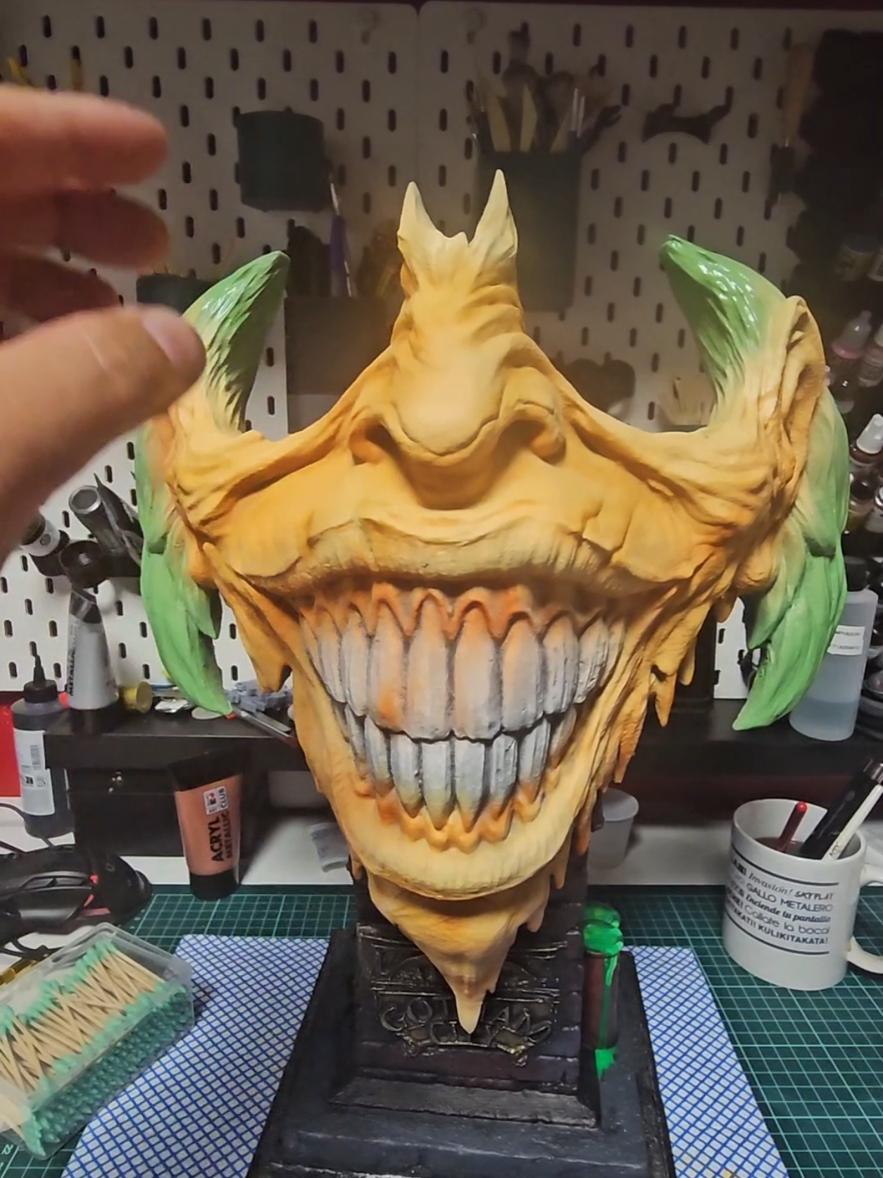 AVANCES DE LA CARA DEL JOKER . . . . #BemolitionIndustries #joker #gotham 
