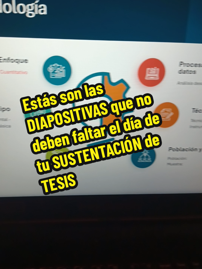 Diapositivas para la sustentación de tesis, estás son las ppt que no deben faltar en día de tu sustentación de tesis, como máximo 15 diapositivas #dispositivasparatesis #pptparatesis #tesis #sustentaciondetesis #defensadetesis 