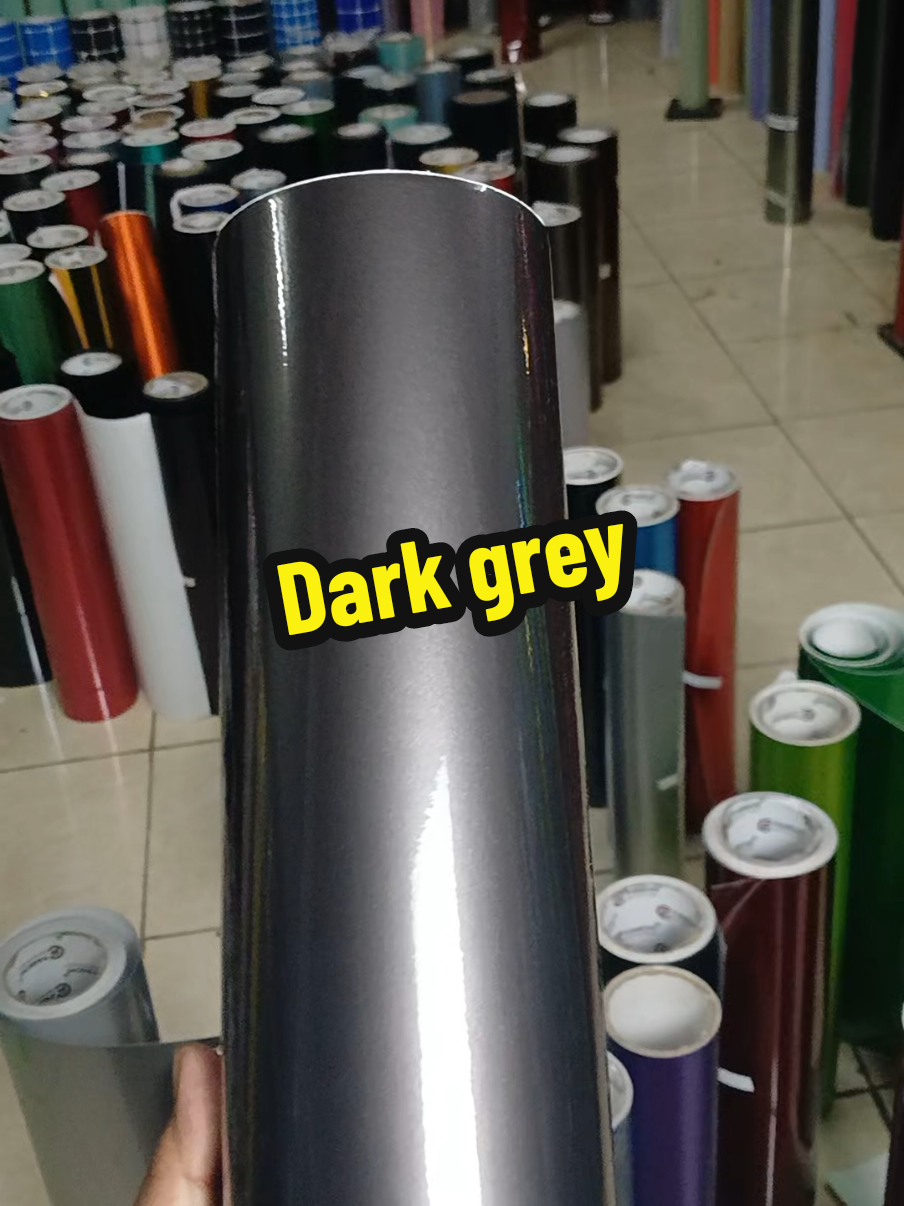 Dark grey candy metalic glosy #Darkgrey #KhanifaStiker 