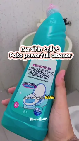 Waktunya beberaih toilaettt #toiletcleaner #cairanpembersihwc 