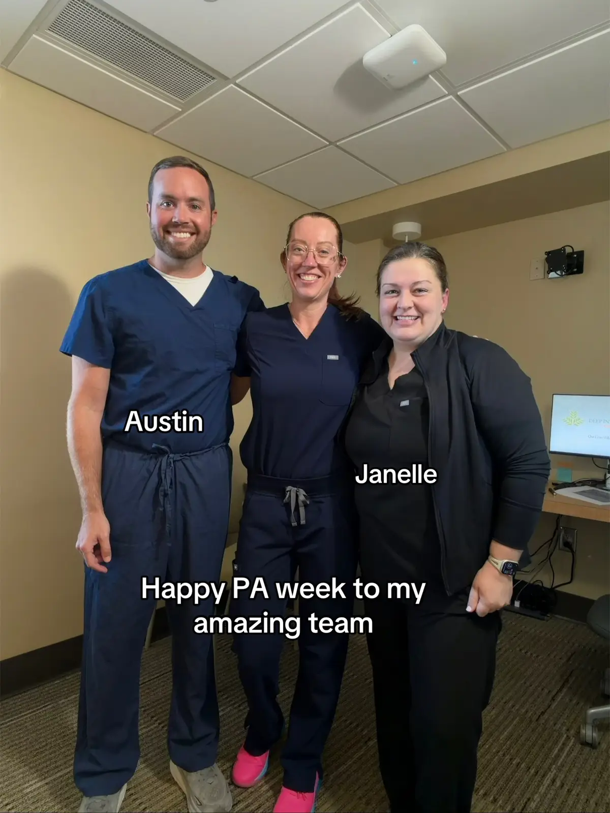 Couldn’t do what I do without my dream team - Janelle, Austin, and Sami - my incredible PAs who somehow keep me sane, organized, and (mostly) on schedule 😅. You’re not just coworkers… you’re my friends, my people, and the real MVPs of this practice. Gabby - my scribe then MA now future PA!  Watching you chase this dream has been the best full-circle moment. And to my OGs - Jess, Sam, Erica - you’ll always be part of the family. 🧠💪 Medicine’s wild, but with this crew? It’s a little more fun, a lot more meaningful, and never boring. 💙 Haopy PA week. I love you guys.  #PAWeek #pasgobeyond  @G @samikleeb @Paging the PA @jesst 