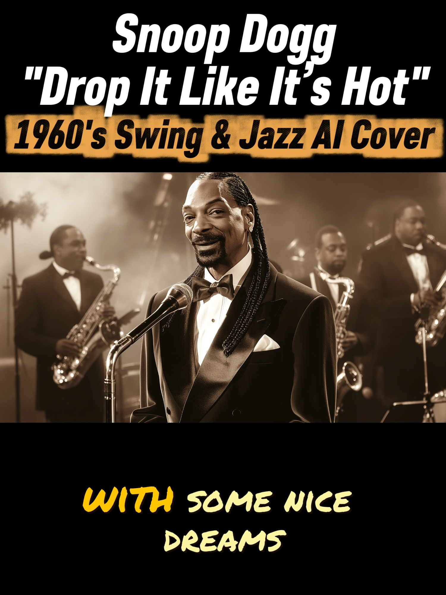 ✨ Get ready to get down with an utterly swinging rendition of Snoop Dogg - Drop It Like It’s Hot (1960's Swing & Jazz AI Cover), featuring Explicit Lyrics! 🎶 Our sensational artists transform this iconic track into a sophisticated, yet undeniably groovy, jazz and swing masterpiece. Experience a vibrant re-imagining that takes you to a smoky speakeasy where the beats are cool, the brass is bold, and everyone's ready to hit the dance floor. It's a truly unique fusion of eras that will have you snapping your fingers and feeling the rhythm! 🎷💃 Hashtags: #DropItLikeItsHot #SnoopDogg #60sSwing #VintageJazz #AICover #MusicParody #RetroVibes #AlternateHistory #JazzFunk  #ClassicRemix #Nostalgia #ai #fyp #digitaldelusions