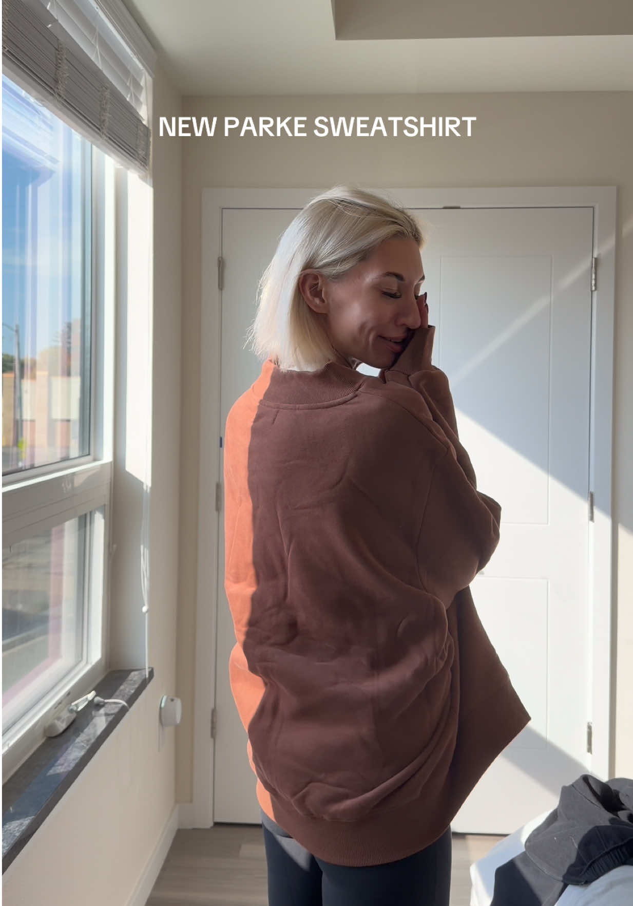 So perfect for fall!! 🤎 @Parke #parke #parkesweatshirt #shoppinghaul #foryoupage #viral 