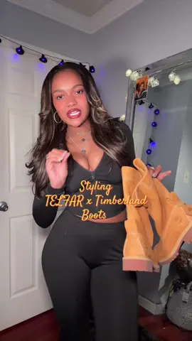 i’m never taking these boots off 😭 #timberland #telfar #fallfashion #grwm #OOTD 