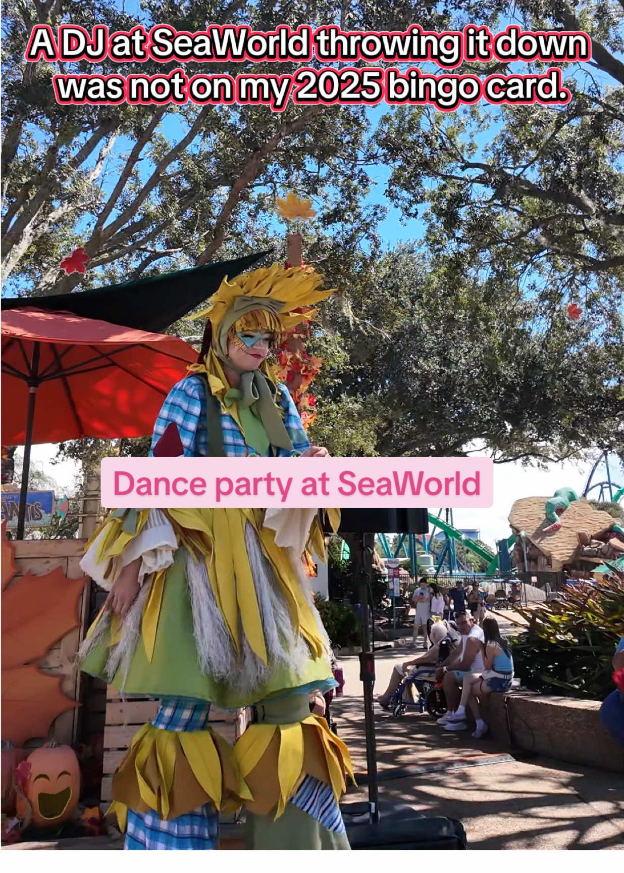 Even my big kids were enjoying the music from thr DJ. @seaworld did not come to play this year with their Spooktacular event. So much fun for thr kids. #seaworld #orlandofamilyfun #seaworldspooktacular #halloweeninorlando #orlandowithkids 