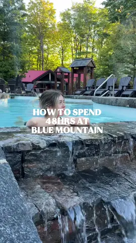 Proof you don’t need to go far (or spend a ton) for a little fall escape 🍂 A weekend at @Blue Mountain Resort and some spa time at Scandinave Blue was exactly what I needed to reset before the busy season ahead 🤍 Check out Blue Mountain’s Scandinave Spa Escape Package, it’s the perfect way to unwind. #FallAtBlueMtn #BlueMountain #ExploreOntario #staycation #OntarioTravel