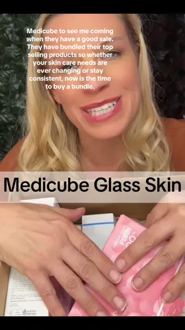 Medicube to see me coming when they have a good sale. They have bundled their top selling products so whether your skin care needs are ever changing or stay consistent, now is the time to buy a bundle. #medicube 