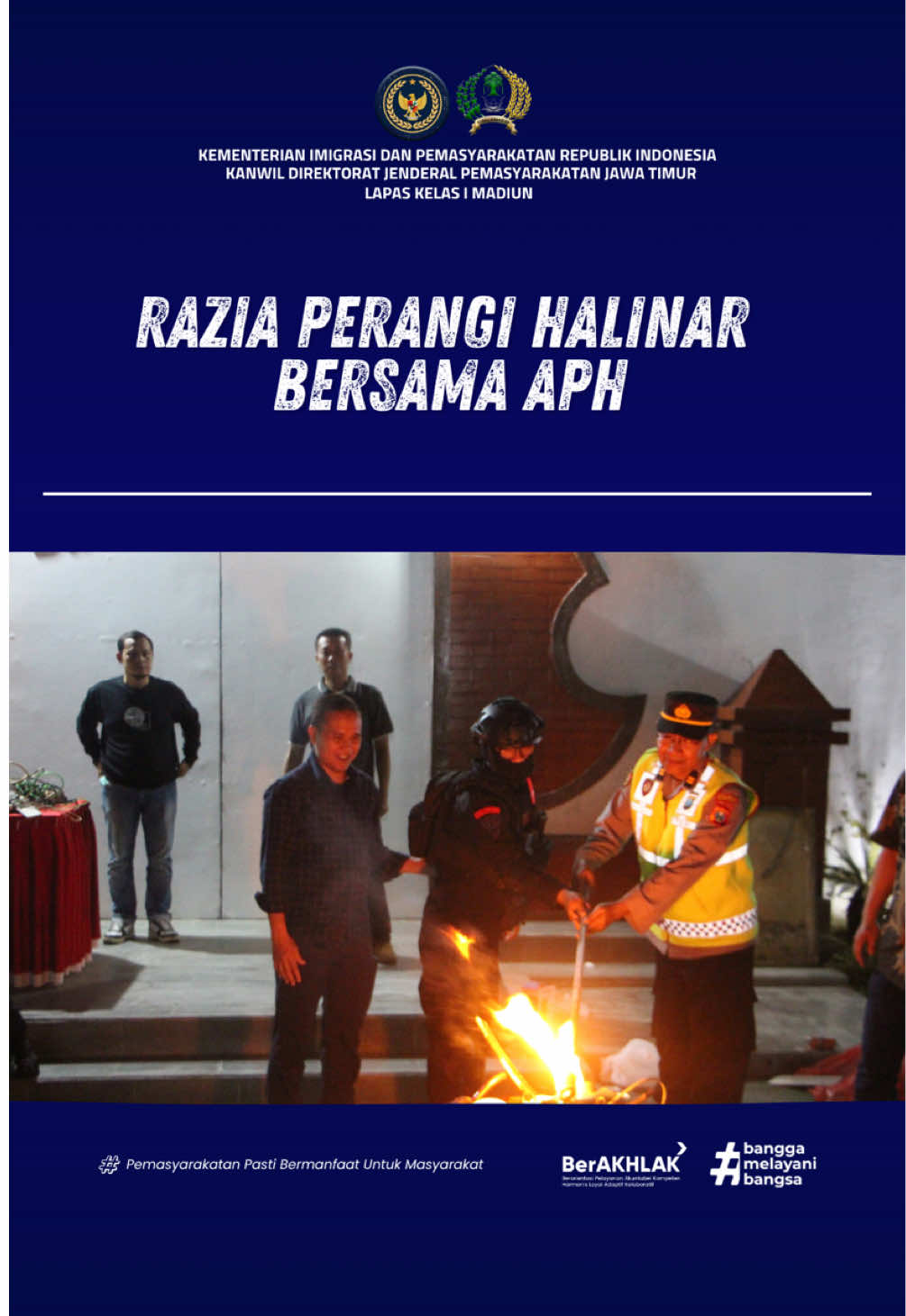 Cegah Gangguan Keamanan & Berantas Halinar, Lapas I Madiun Lakukan Penggeledahan Rutin di Blok Hunian Bersama APH #lapasWBK #2025pastiwbbm #lasatmapastihebat #kemenimipas #dirjenpas     . @kemenimipas @ditjenpas @pemasyarakatan_jatim @kemenpanrb @agusandrianto.id @gun2gunawan29 @kadiyono88 @andiwijayakalapas1madiun