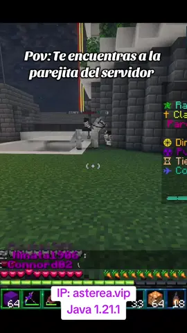 La parejita del servidor #minecraftservidor #Minecraft #minecraftamigos #minecraftjava #minecraftmemes 