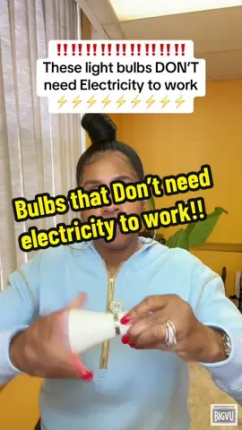 These light bulbs Don’t need electricity to work!! To charge simply screw into any light fixture! #bulbs #noelectricity #rechargeablelights #ledbulbs #CapCut 