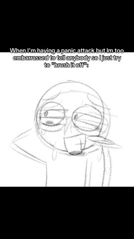 I have panic disorder so panic attacks are very frequent for me (at least one per day most of the time), so most of the time I just try to brush it off and calm myself down but I instead end up fainting #vent? #panicattacks #MentalHealthAwareness #fypシ #relatable 