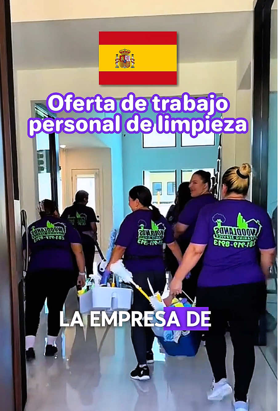 Estamos contratando personal de limpieza en España. Buen salario, horarios flexibles y alojamiento incluido.                               #TrabajoEnEspaña #Empleo #Limpieza #OfertasDeTrabajo #OportunidadLaboral