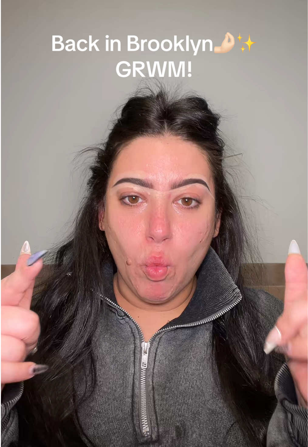 #grwm #makeuptutorial #brooklyn 