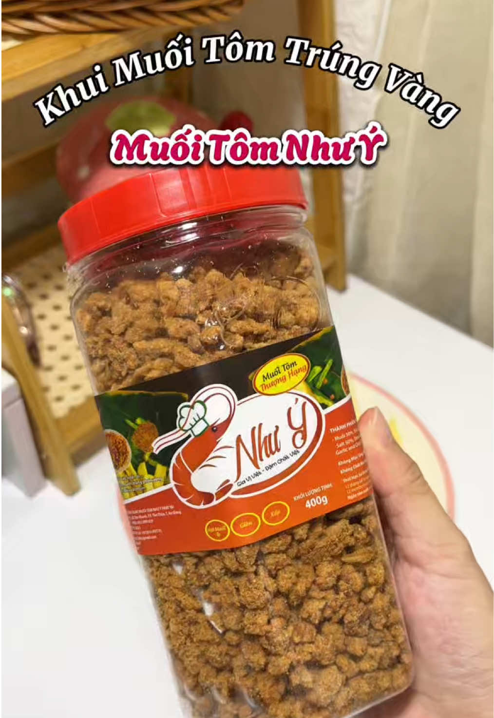 Team thích ăn chua là không thể thiếu em muối tôm nhà Như Ý này nha #xuhuong #review #muoitomnhuy #muoitom #foodtiktok 