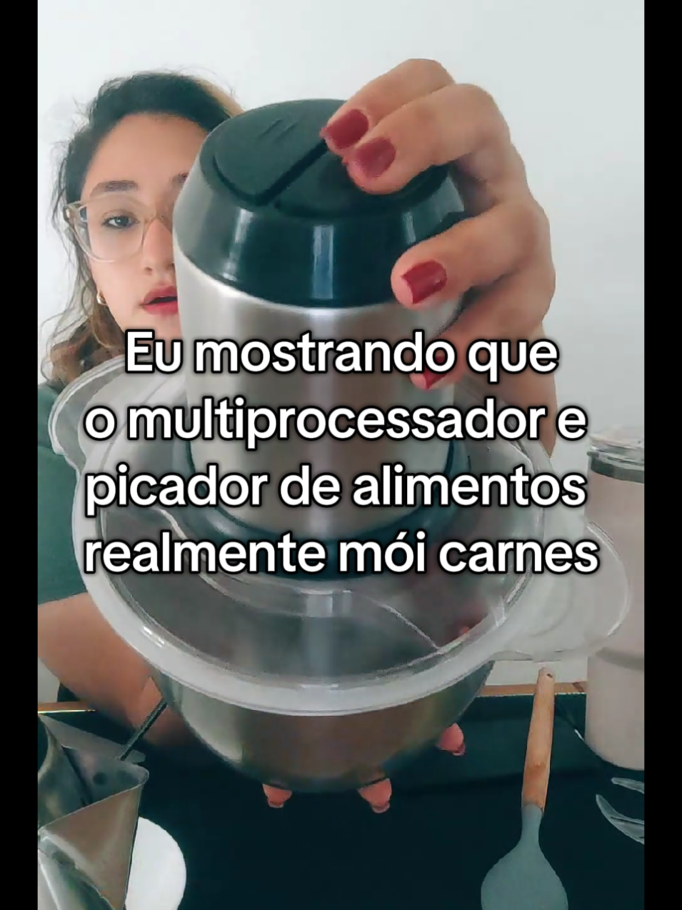Sim, o multiprocessador é realmente multifunções! Com ele você não corre risco de contaminação! Proteja sua família e compre o triturador e multiprocessador de alimentos! Venha para nossa live seller e garanta os melhores descontos.  #triturador #multiprocessador #moedordecarne #foryou #tiktokshop 