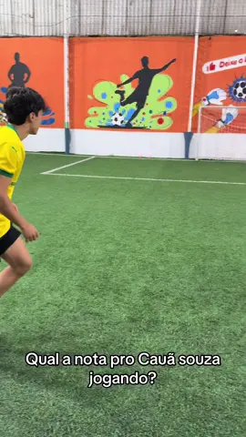 Qual a nota pro futebol do Cauã souza? #futebol #viral #fy